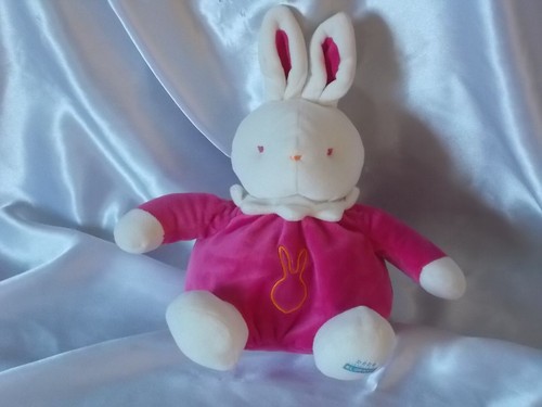 Doudou lapin boule - ,, rose
