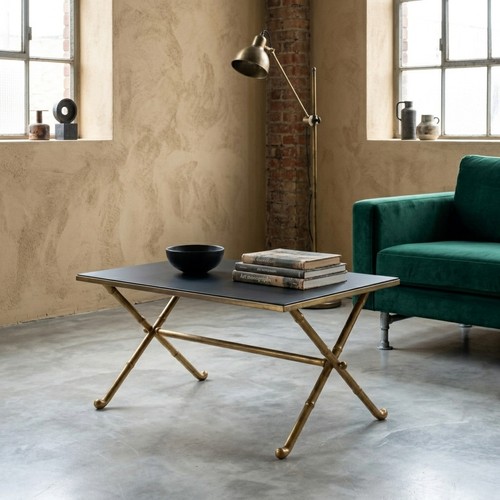 Table basse vintage laiton - table,