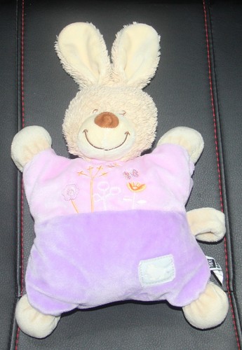 Doudou semi plat lapin - doudou,