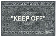 Virgil Abloh "IKEA Art Event 2019" Low Pile Rug "Keep Off" 200 x 300