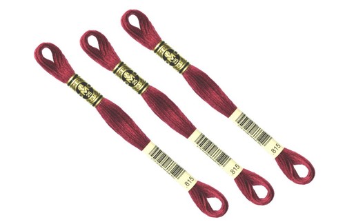 Dmc 815 lot échevettes fils - 815,