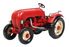Tracteur en Tôle Nostalgie Oldtimer Marque Porsche Super L 319 Modèle 28 CM