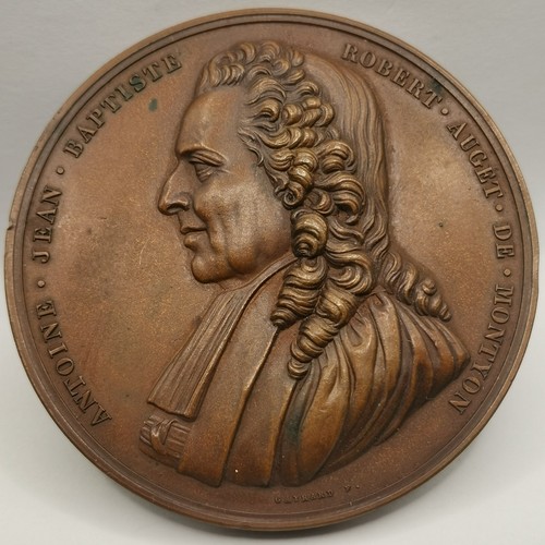 Medaille cuivre 1900 academie - cuivre,