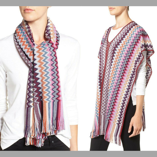 Nwd missoni zigzag fringe - zigzag,