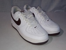GREAT SHAPE Nike Air Force One AF-1 Anniversary Edition Men's Size 7 1/2 Wht/Brn