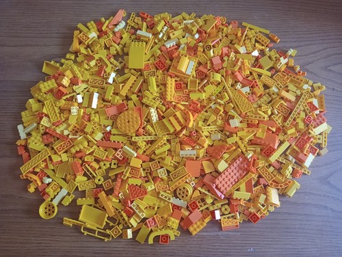 Lego lot brique jaune - lego,