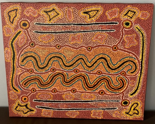 Peinture aborigène sur - peinture,