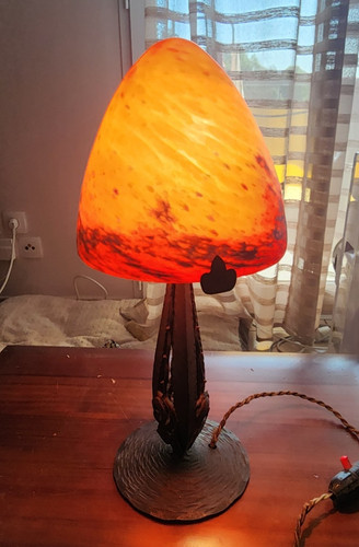 Lampe table verre - lampe,