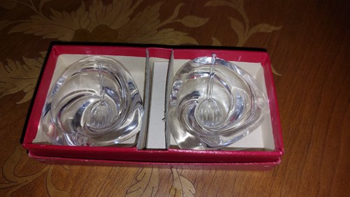 Paire salerons cristal - paire, de
