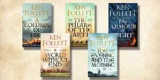AUDIOBOOKS ~ KEN FOLLETT PILLARS OF THE EARTH & CENTURY ON USB FLASH DRIVE .MP3