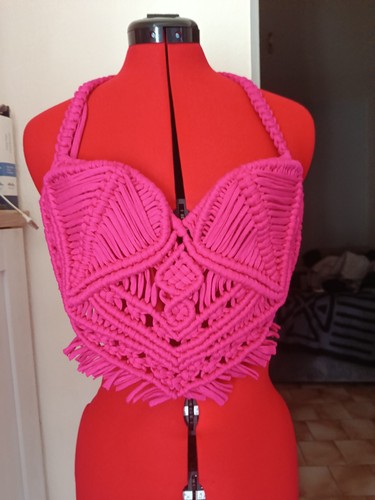 Fait main haut macramé - fait,