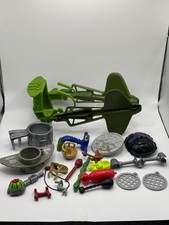Vintage TMNT Micro Mutants + Mighty Max Figure Accessories Part Mixed Lot