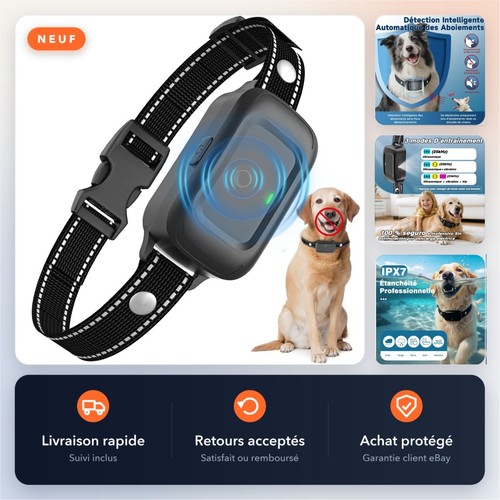 Collier anti aboiement chien - collier,