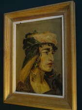 Ancien tableau huile sur toile