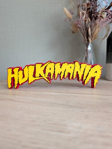Logo hulkamania hulk - logo, 3d