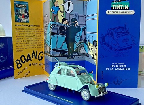 Voiture tintin 2cv - voiture, citroen