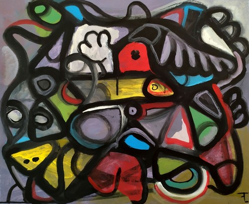 Art contemporain tableau