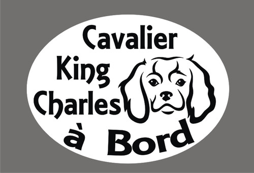 Sticker cavalier king - *,