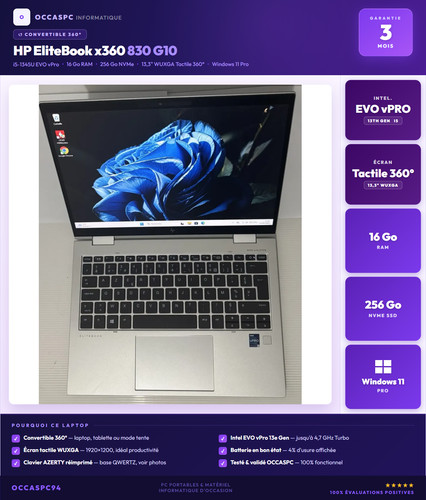 Elitebook x360 830 g10 - hp,