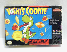 YOSHI'S COOKIE JEU SNES CONSOLE SUPER NINTENDO NTSC USA BOITE CALE SANS NOTICE