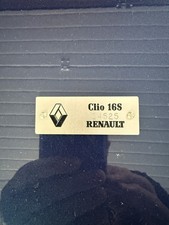 Plaque Alu Numérotée Clio