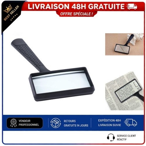 Loupe lecture rectangulaire - de,