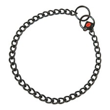Collier pour Chien Hs Sprenger Noir 2,5 mm Maillons Court [45cm]
