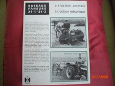  ANCIEN  PROSPECTUS   PUBLICITAIRE   RATEAUX  FANEURS  McCORMICK  FR 220 T