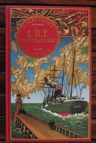 Jules verne île - verne, /l'île