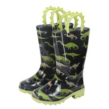 Dinosaure Bottes Caoutchouc Garçon Fille Pluie PVC Anti-dérapant Étanche Shoes