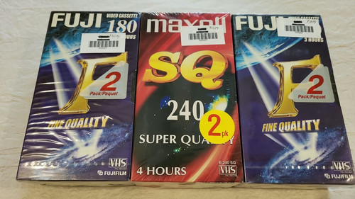 Lot cassettes vhs vierges - cassettes,