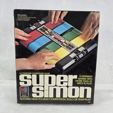 Vintage 1978 MB Electronics Super Simon Electronic Game Tested Working No Inst.