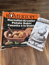 Vintage Romertopf Clay Pot Baker Roaster #113 By Reco NEW IN BOX Mexico