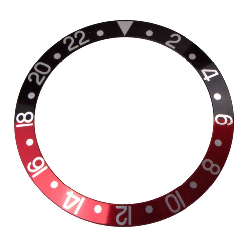 Lunette incrustée noir rouge - lunette, noir/rouge