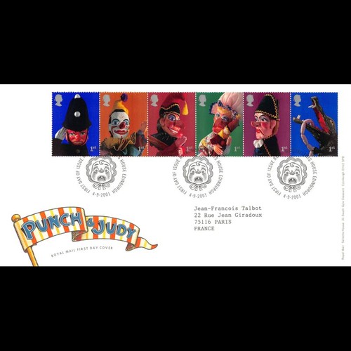 Fdc royal mail théâtre des - -,