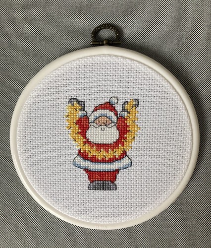 Broderie père noël - père, et