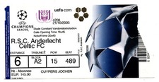 Ticket EC RSC Anderlecht - Celtic Glasgow 21.10.2003