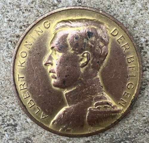 Medaille belge roi - albert, 1921