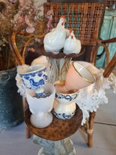 4 Coquetiers et 1  moutardier