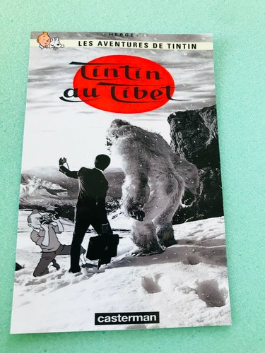 Carte postale 15x10 - carte, tintin