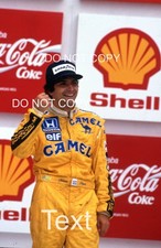 NELSON PIQUET PODIUM 35MM SLIDE PHOTOGRAPH LOTUS HONDA