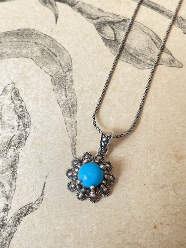 Très joli collier argent - collier, en