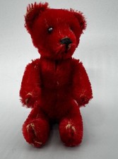 Antique Schuco Mohair Bear Rare Red Schuco Bear 5 IN Bear