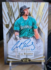 2022 Topps Tier One Break Out Autographs Cal Raleigh #/249 Big Dumper Rookie RC