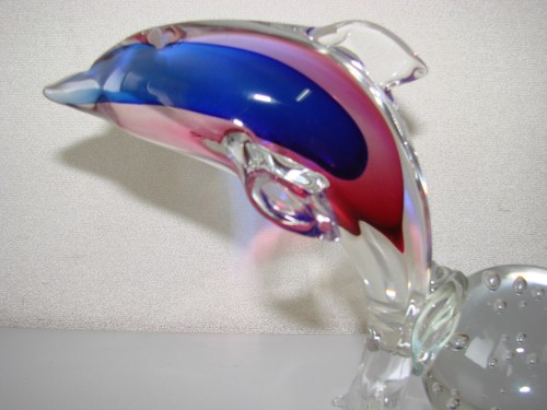 Dauphin boule cristal
