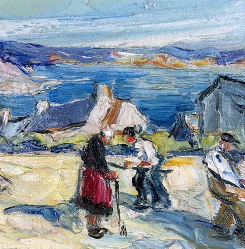 Beau tableau ancien - ancien, paysage