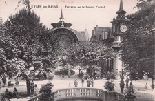 74 EVIAN LES BAINS TERRACE OF THE SOURCE CACHAT