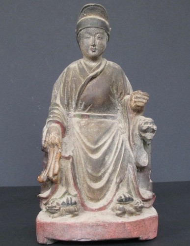 Ancienne statuette ancêtre - ancienne, en