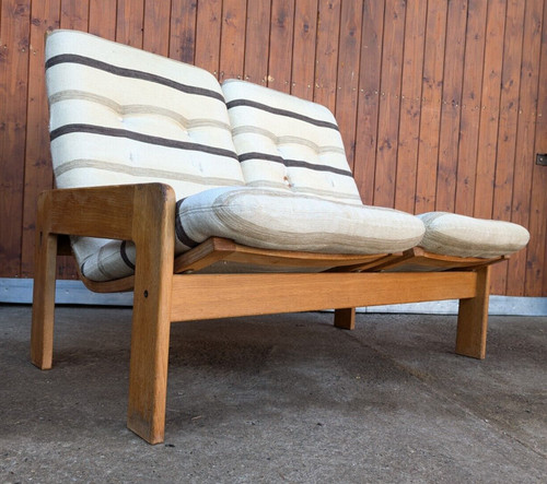 Sofa vintage swedese - vintage, chêne