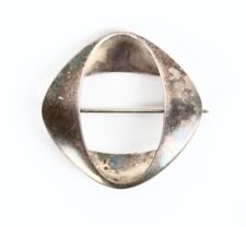1960s Georg Jensen Sterling Silver Modernist Brooch #368 by Henning Koppel (14g)